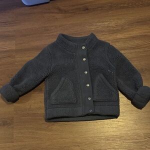 Splendid GUC Kids Plush Sherpa Jacket - Charcoal